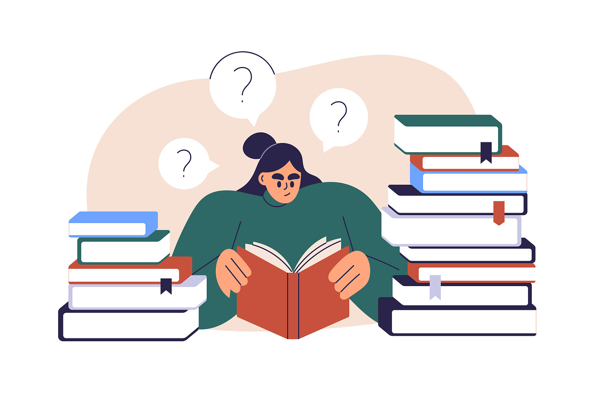 People study set. Students education, an Education Illustration by Good Studio (Photo 4 of 12)
