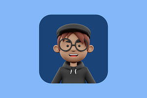 Simple 3D Avatar Icon Pack