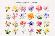 Birth Month Flower Clipart Bundle, an Illustration by PaintPixelCo (Thumbnail 9 of 14)
