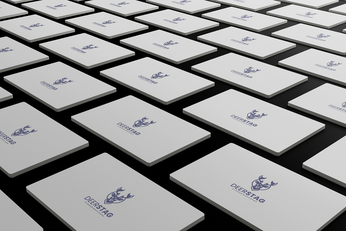 Monoline Deer Stag Logo Design, a Branding & Logo Template by Artnivora.Std (Photo 4 of 4)