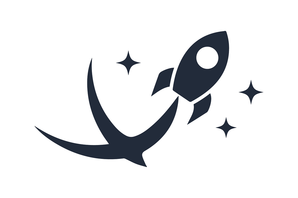 rocket logo, a Branding & Logo Template by Rhealea_Design