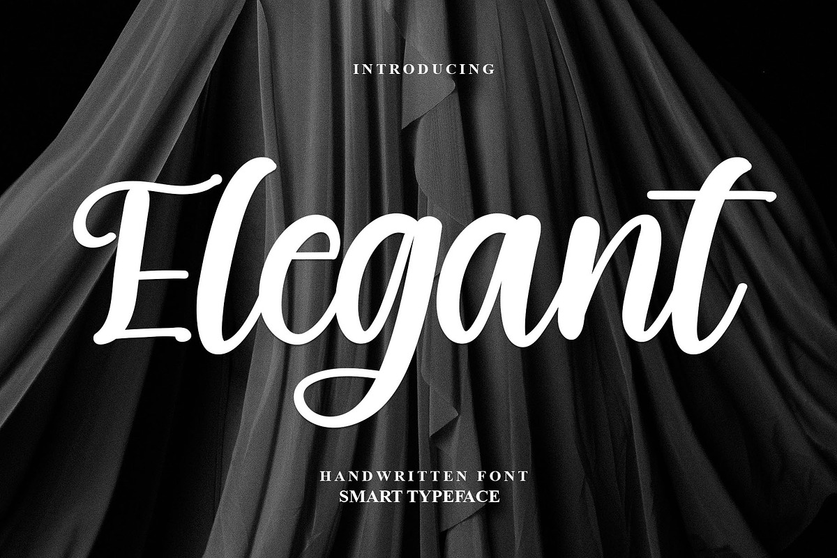 Elegant, a Handwritten Font by FreshTypeINK (Photo 1 of 8)