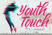 Youth Touch ©, a Script Font by Herofonts (Thumbnail 1 of 5)