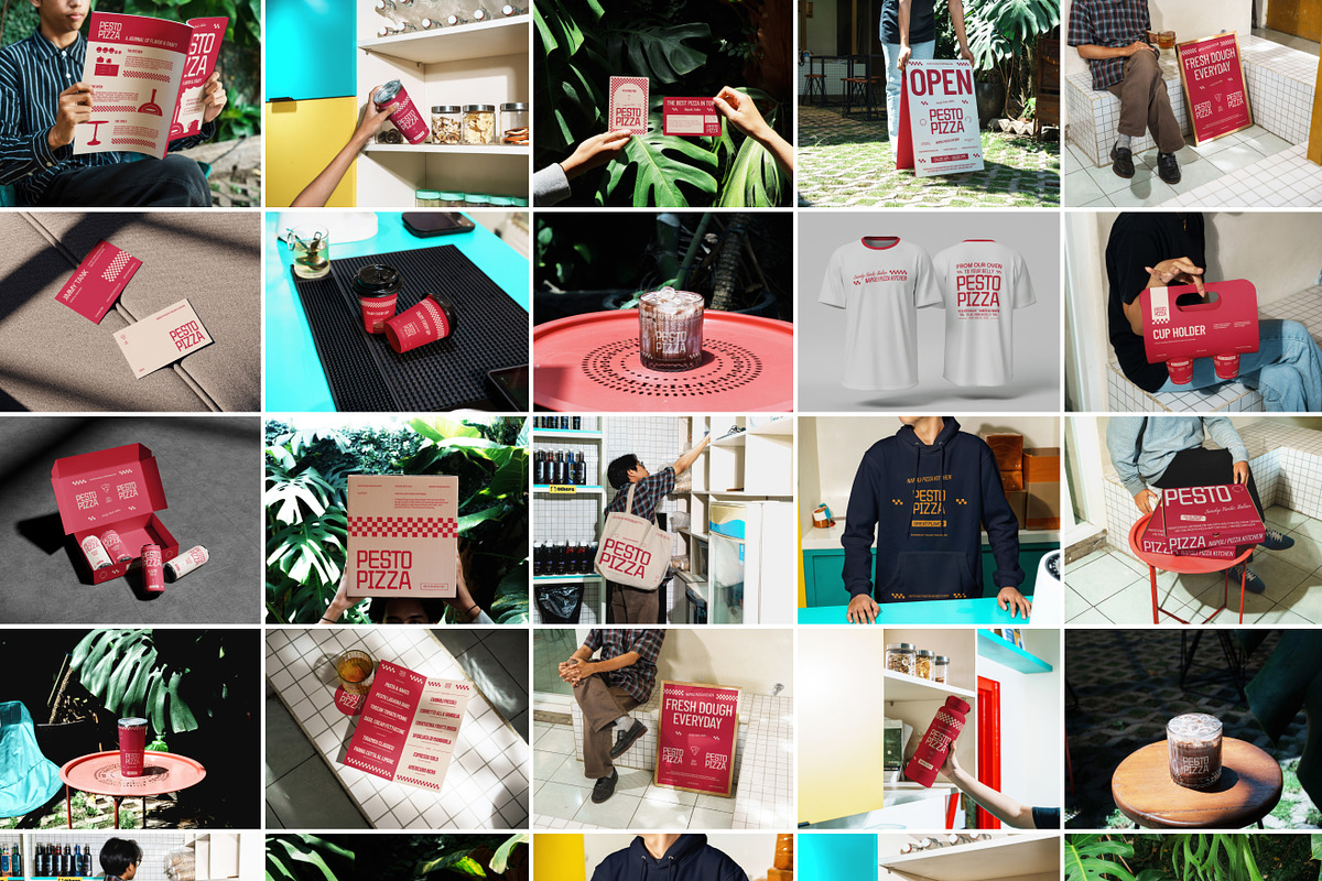 Pizza & Coffee Shop Mockups, a Product Mockup by Vitora Mockup (Photo 5 of 15)