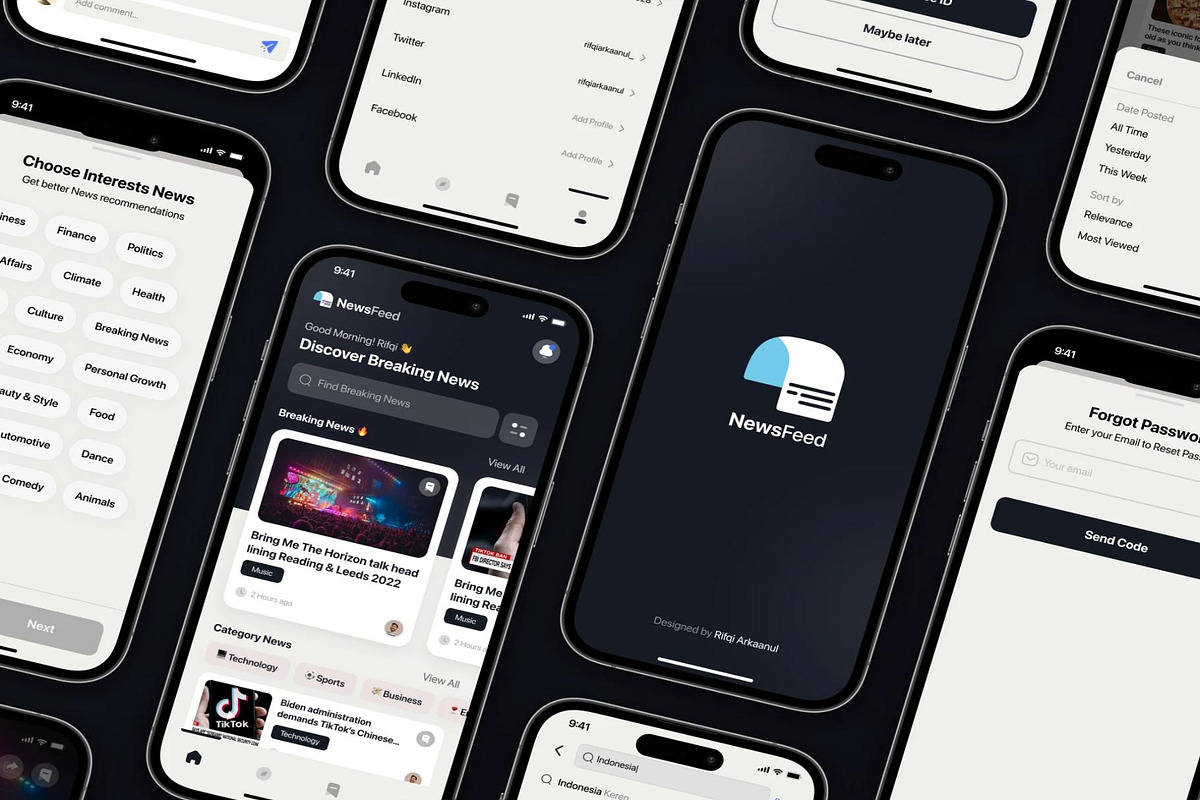 News App UI KIT, an UI Kit Template by Lumina_ui_ux202 (Photo 6 of 6)