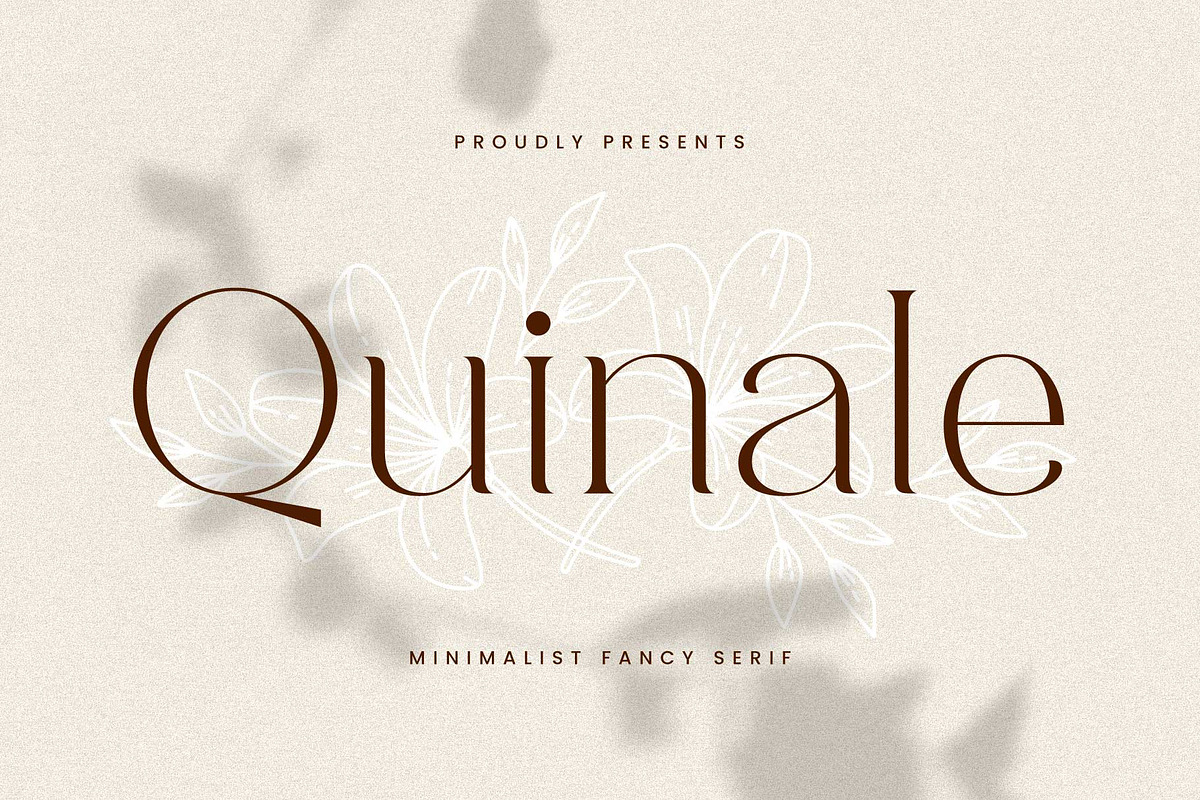 Quinale - Beautiful Serif, a Serif Font by Novitype (Photo 2 of 14)