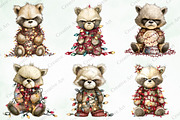 Whimsical Christmas Teddy With Light, an Illustration by Creative Art (Thumbnail 7 of 10)