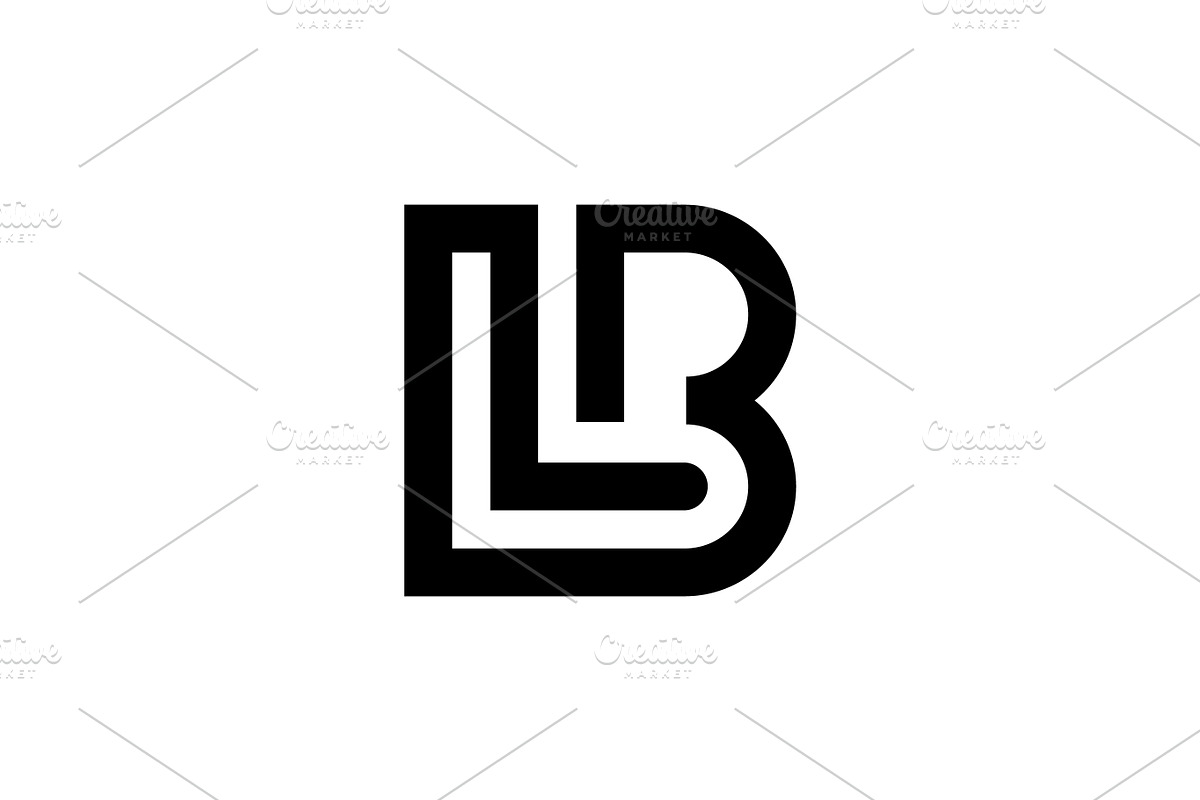 LB or BL Monogram Logo, a Branding & Logo Template by kurostd