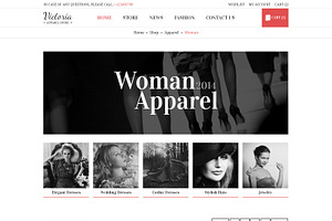 Victoria - Ecommerce Template