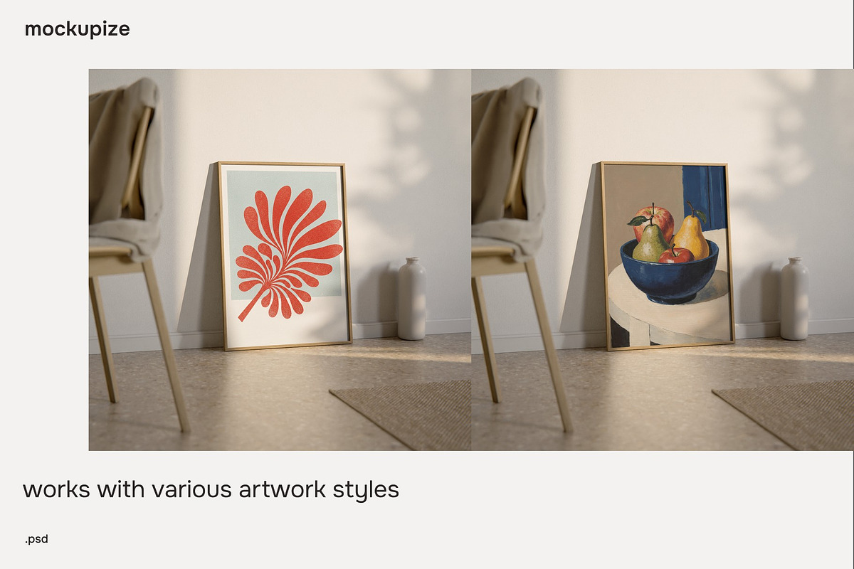 5x7 Leaning Frame Mockup Living, a Household Mockup by mockupize (Photo 6 of 7)