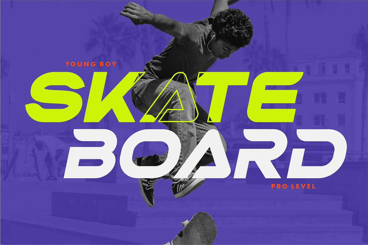 Geardive - Futuristic Sporty Typefac, a Sans Serif Font by Bentype Studio (Photo 2 of 6)