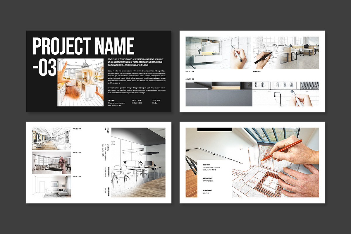 Architecture Portfolio Presentation, a Presentation Template by E-Type (Photo 5 of 6)