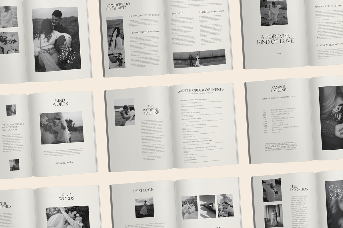 Wedding Photography Client Guide, a Marketing Template by Branding Babe Co. (Photo 2 of 9)