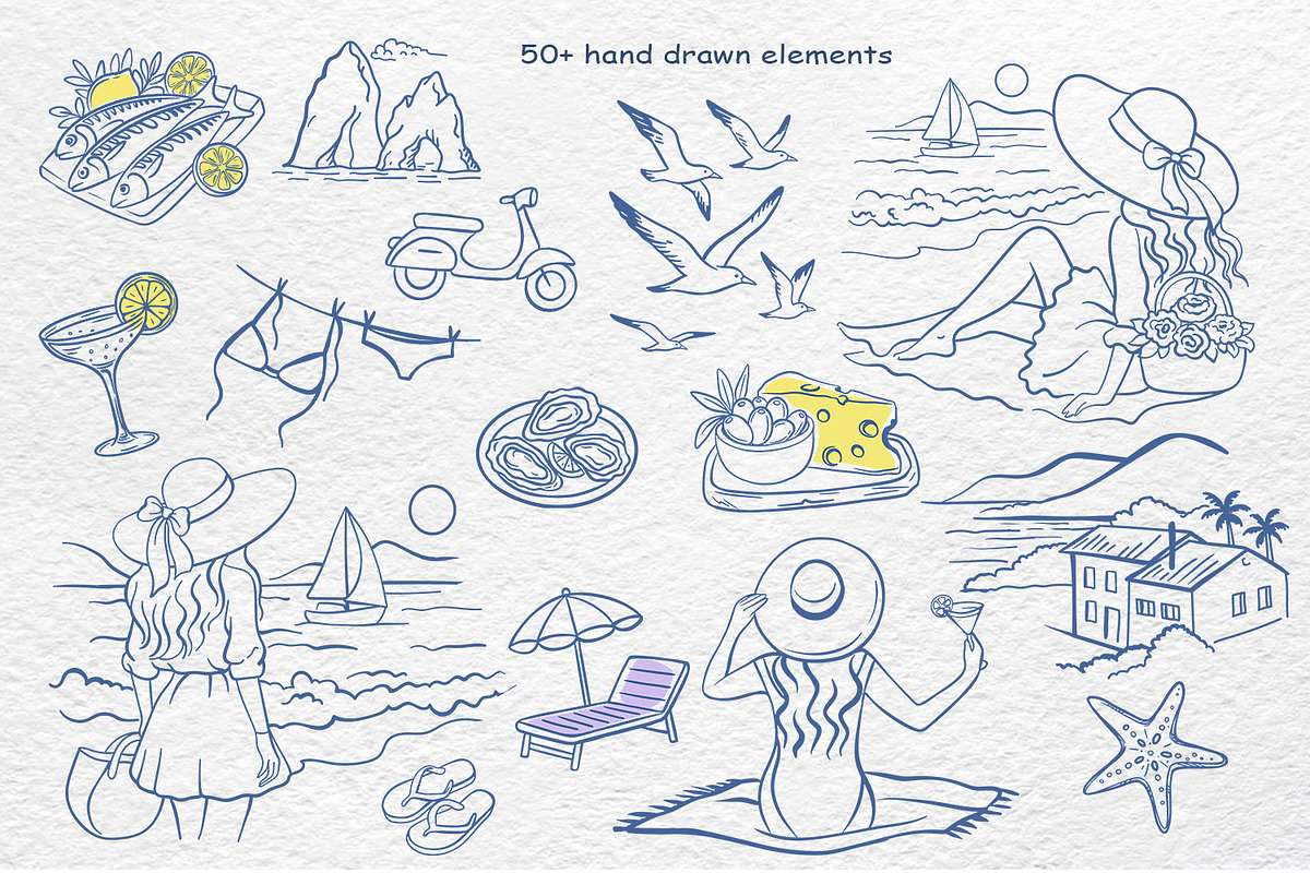 Summer Mediterranean, an Object Graphic by Watercolor dreams (Photo 3 of 13)