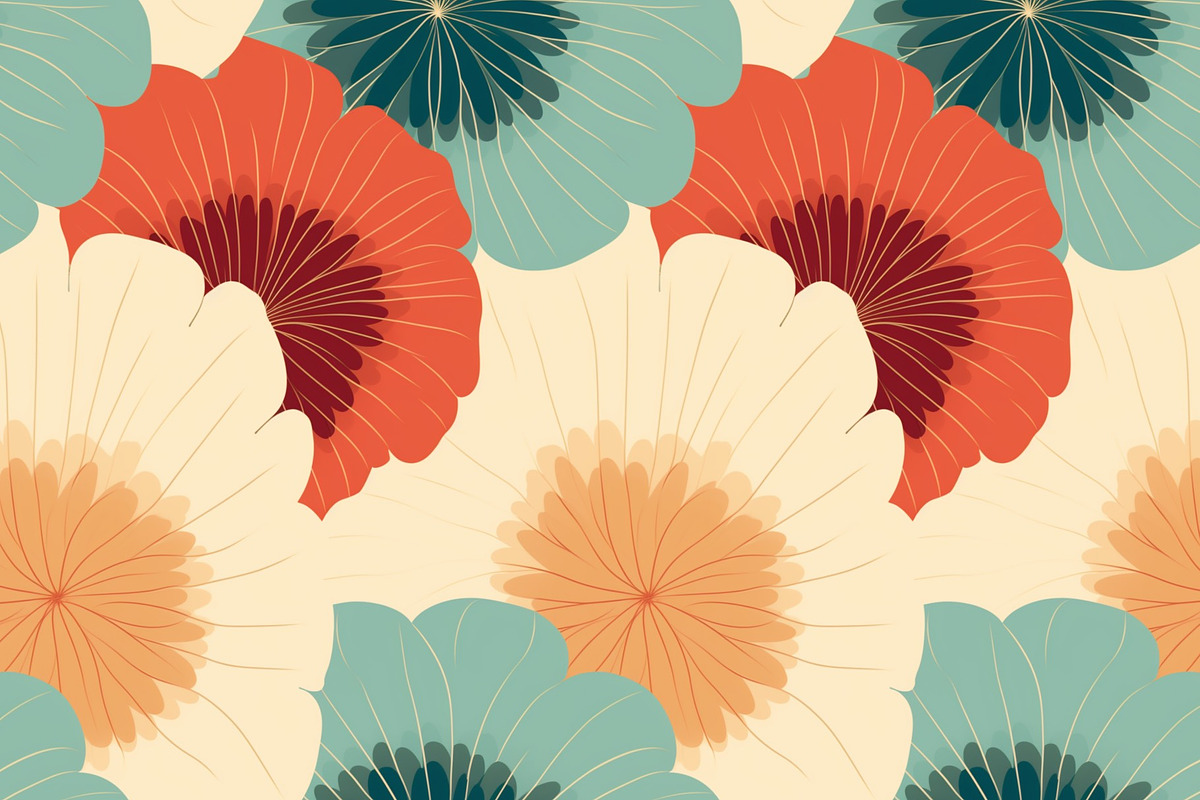 Vintage floral pattern, a Pattern Graphic by AlexandraTret (Photo 1 of 3)