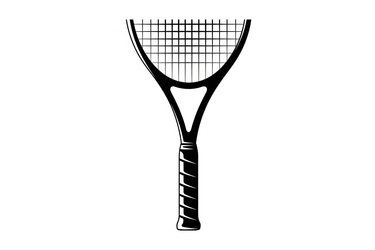 Tennis Racket Icon Silhouette Bundle, an Illustration by Designs_River (Photo 41 of 51)