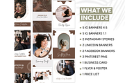 Hair Salon Marketing Bundle, a Social Media Template by Branding by Kellsey (Thumbnail 2 of 6)