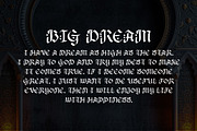Al Rich - Decorative Blackletter, a Blackletter Font by Mightyfire (Thumbnail 3 of 4)
