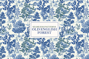 Old English Forest Seamless Patterns, a Pattern Graphic by Digital Museum (Thumbnail 5 of 10)