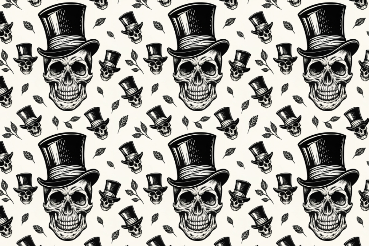 Seamless Pattern Set Gothic Classics, a Pattern Graphic by Designs by Helen Trupak (Photo 3 of 8)