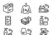 480 Shipping Packaging Icon Set, an Outline Icon by adenpinkstore (Thumbnail 5 of 11)