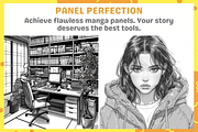 Procreate Manga Brushset, a Brush Add-On by nikiartcorner (Thumbnail 5 of 8)