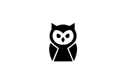 Owl Silhouette Vector Simple, an Animal Illustration by Vectorium Studio (Thumbnail 1 of 4)