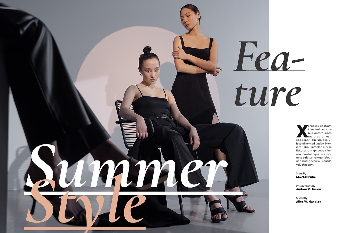 The Best Magazine Layout Design, a Magazine Template by Swayang (Photo 3 of 14)