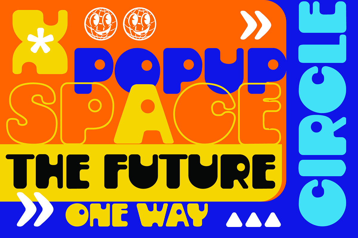 Movin Space a Y2K Game Font, a Sans Serif Font by Rasiorise Studio (Photo 3 of 8)