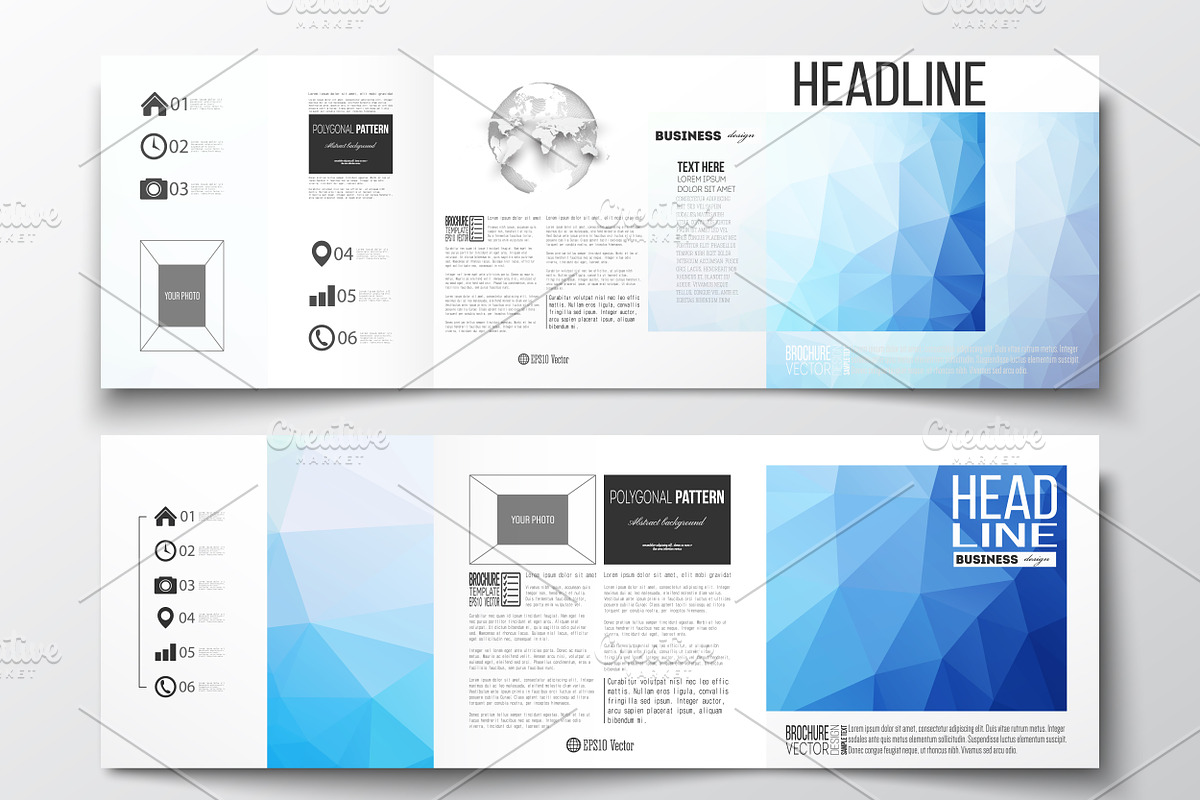 Bundle of 25 brochure templates, a Decorative Illustration by VectorShop (Photo 5 of 25)