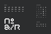 Woqna Pixel Tech Font, a Font by baqoos (Thumbnail 9 of 9)