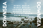 DownSea: Hand-Shaped Surf Font, a Sans Serif Font by ByStevie (Thumbnail 2 of 4)