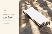 Golden Sand Phone Mockup, an iPhone Mockup by The Ethical Agency (Thumbnail 2 of 4)