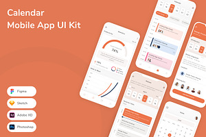 Calendar Mobile App UI Kit