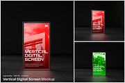 Vertical Digital Screen Mockup, an Advertising Mockup by Unerispace (Thumbnail 1 of 5)