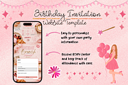 Birthday Brunch RSVP Website Invite, a Social Media Template by bellaROSEworkshop (Thumbnail 2 of 5)