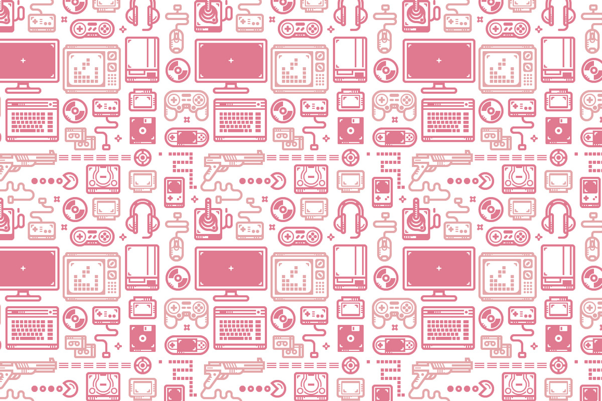 Gaming Pattern, a Pattern Graphic by JulyPluto (Photo 2 of 2)