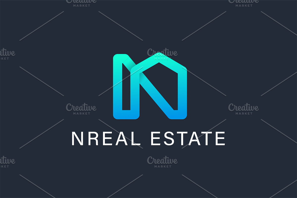 N letter Real Estate logo, a Branding & Logo Template by Piro Concept (Photo 3 of 3)
