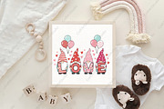 Valentine's Day Love Gnome PNG, an Illustration by CraftArtStudio (Thumbnail 4 of 4)