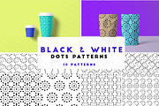 black & white dots patterns, a Pattern Graphic by designbydi (Thumbnail 2 of 14)