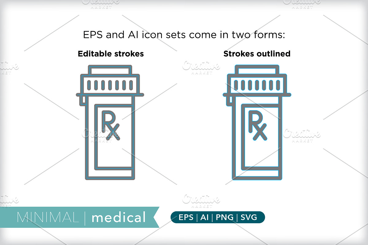 Minimal medical icons, an Outline Icon by Picture Window (Photo 3 of 5)