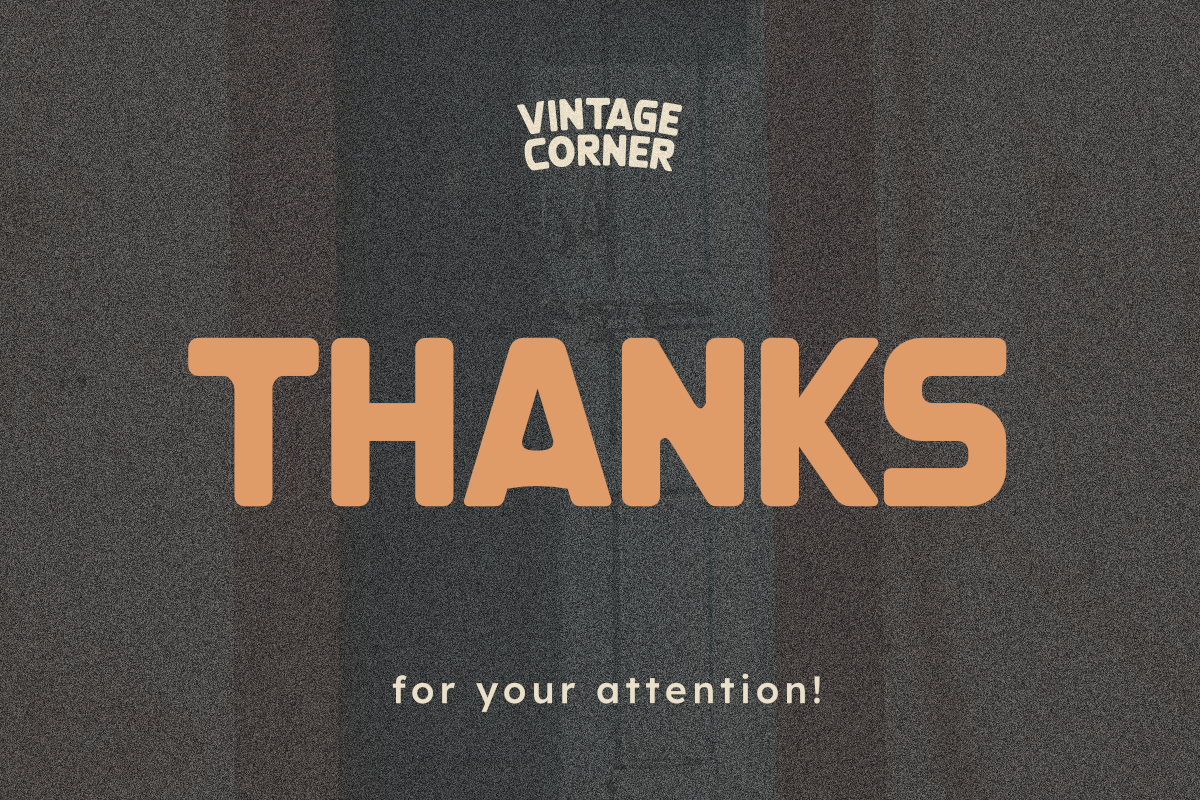 Vintage Corner - Vintage Sport Font, a Sans Serif Font by Masyafi Studio (Photo 6 of 6)