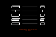 Exhociz - Futuristic Display Font, a Sans Serif Font by Typeagle (Thumbnail 10 of 12)
