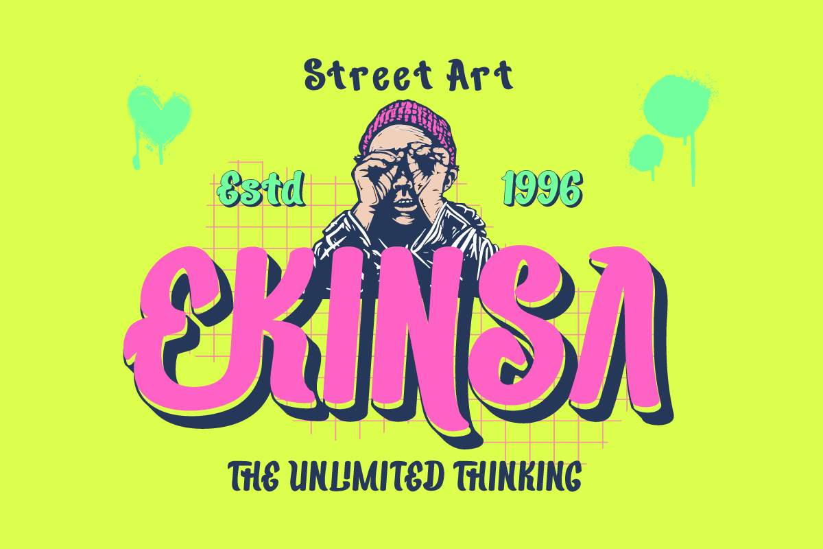 Izonery - Graffiti Font, a Handwritten Font by twinstd (Photo 7 of 10)