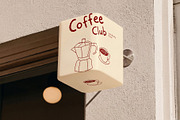 Cube Wall Sign Mockup, an Advertising Mockup by nkate (Thumbnail 1 of 6)