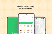 Delivory - Food Delivery App UI Kit, an UI Kit Template by restiyathena (Thumbnail 4 of 6)