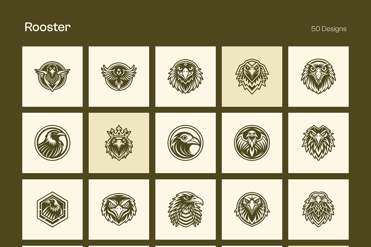 1500 Bird Logo Art Set, a Solid Icon by Creative Stall (Photo 19 of 38)