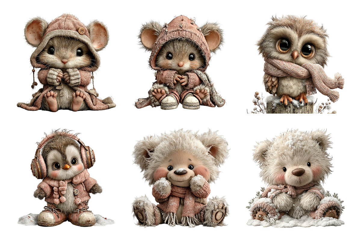 Arctic animals png set, an Illustration by SinaCreation (Photo 8 of 11)