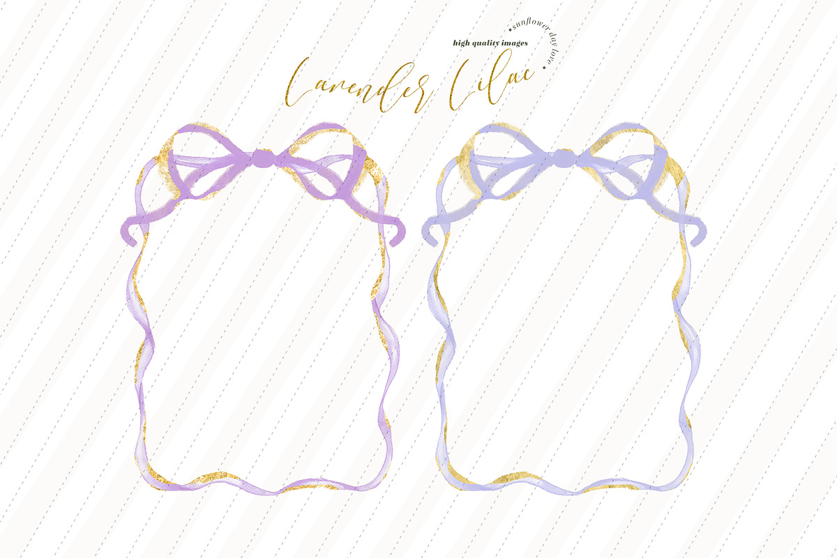 Whimsical Lavender Frames Clipart, an Illustration by Sunflower Day Love (Photo 2 of 4)