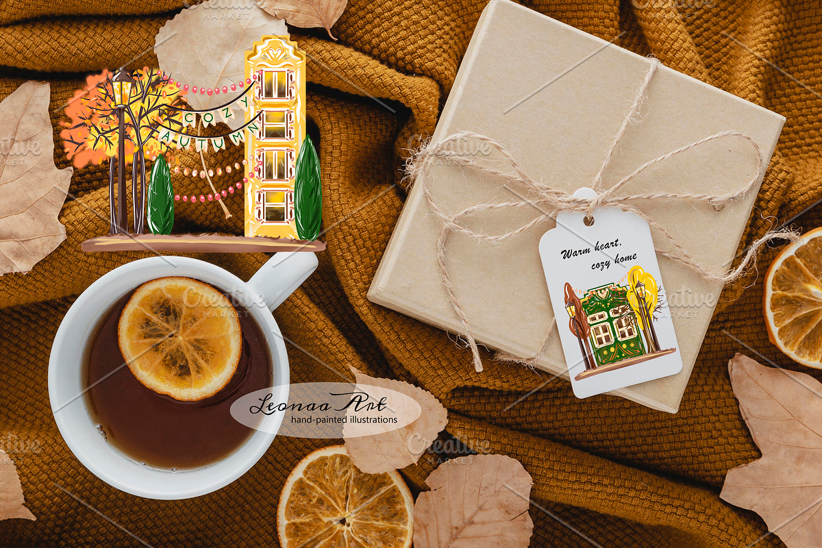 Autumn Magic Clip Art Set, a Seasonal Illustration by Leonaa art (Photo 7 of 9)